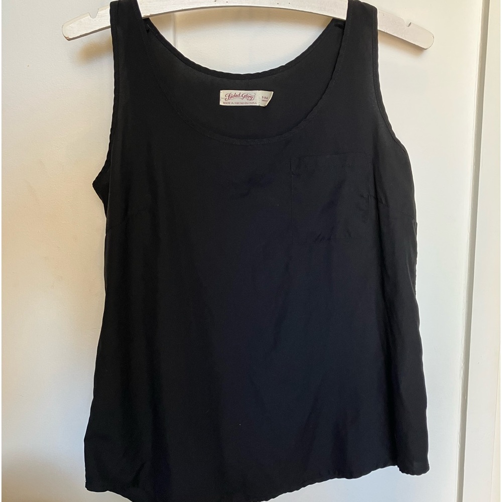 Black tank top